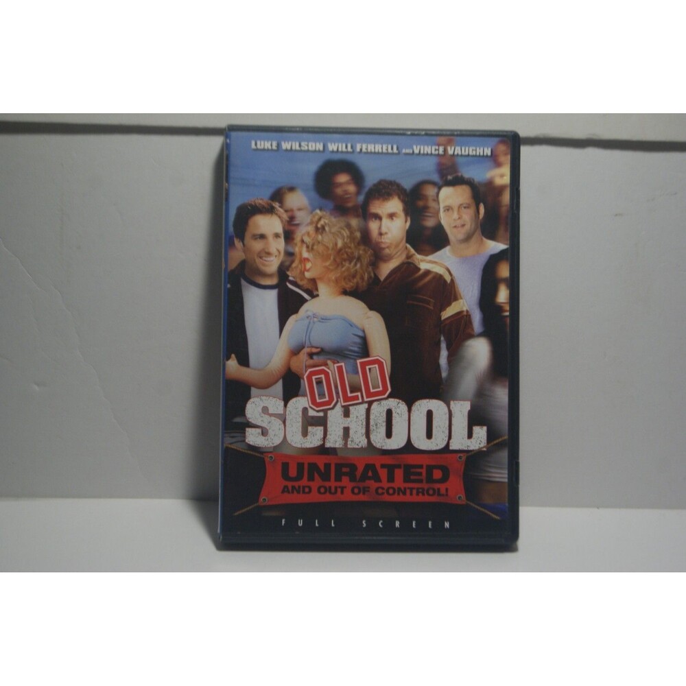 Old School (DVD, 2003, Full Screen, Unrated Version) Will Ferrell Comedy Film